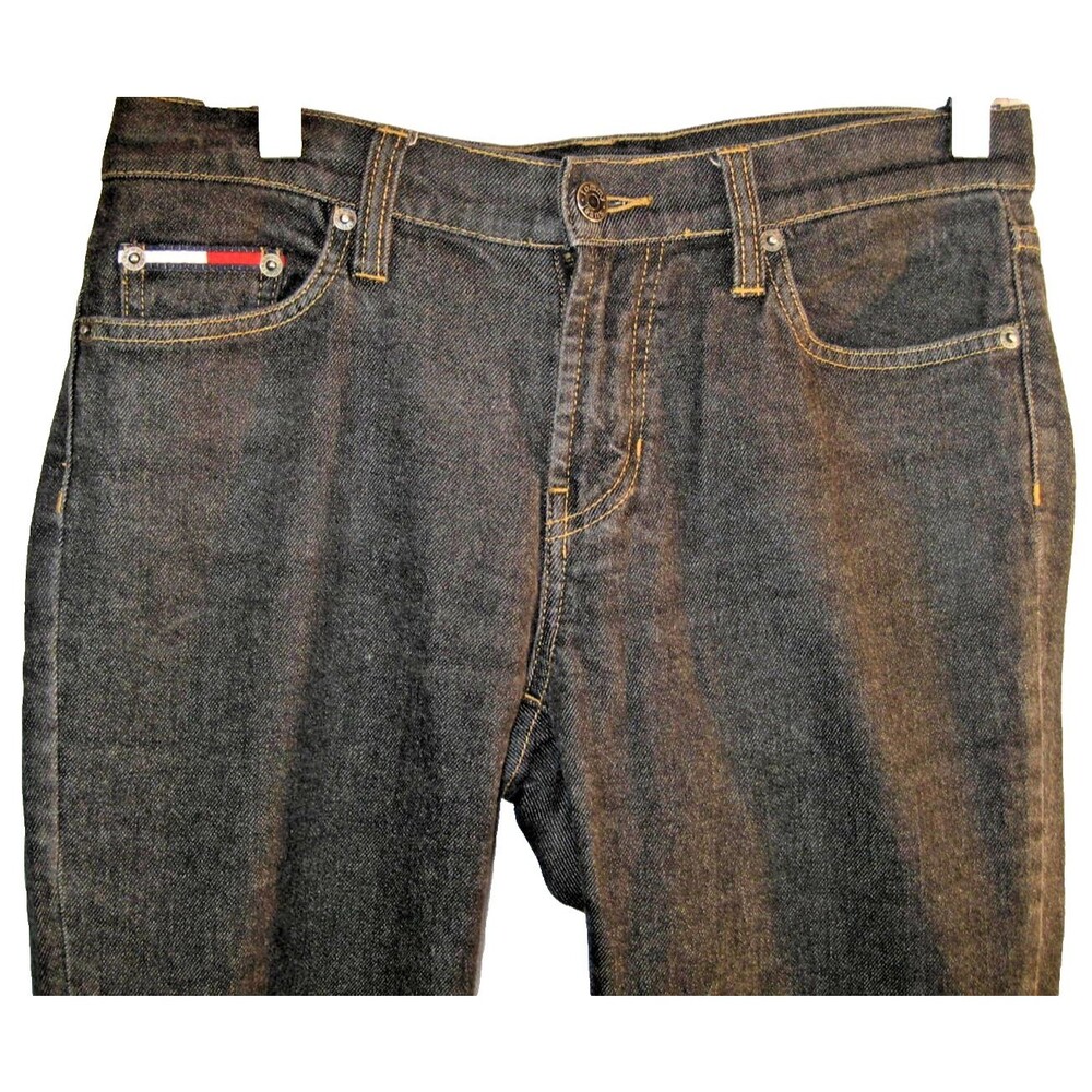 Womens Tommy Hilfiger Dark Blue Denim Classic Boot Cut Jeans sz 7 (30x31)